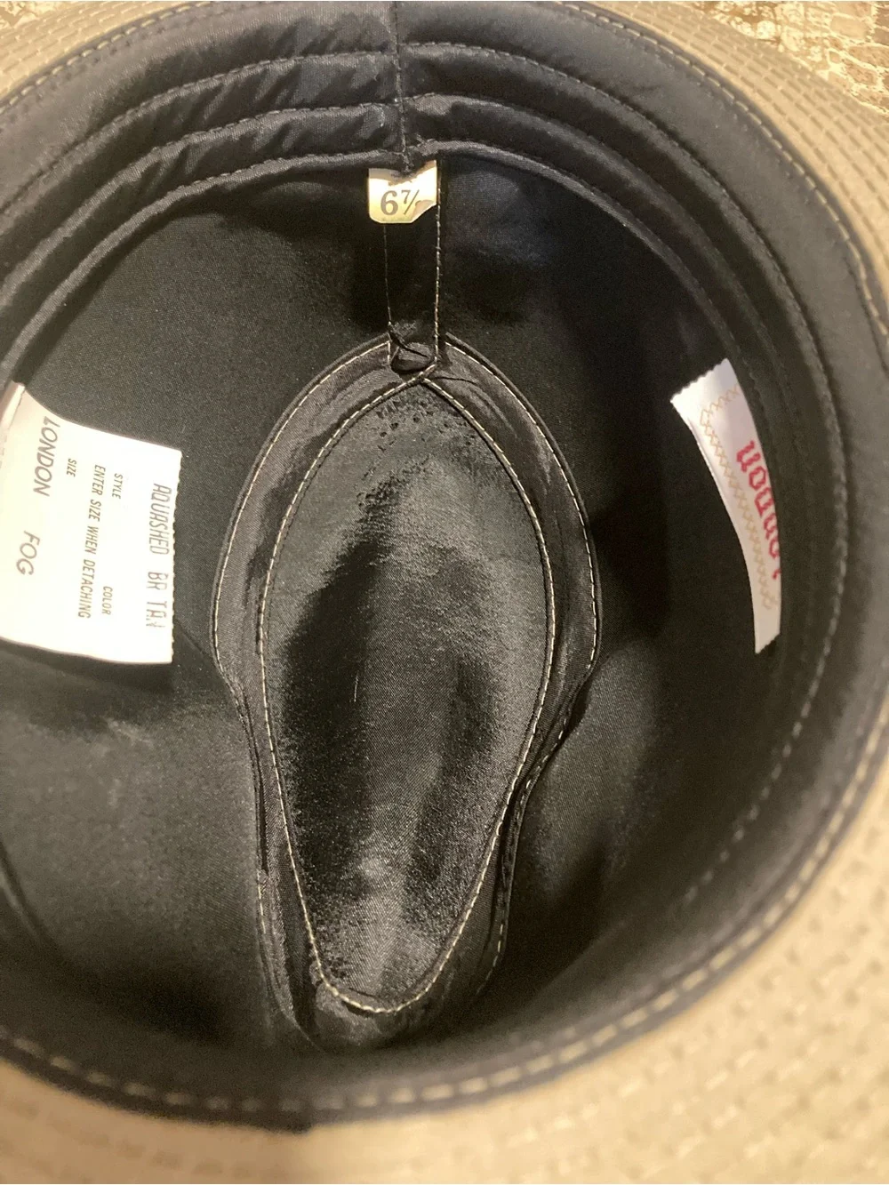 Vintage London Fog Weatherized Fedora 